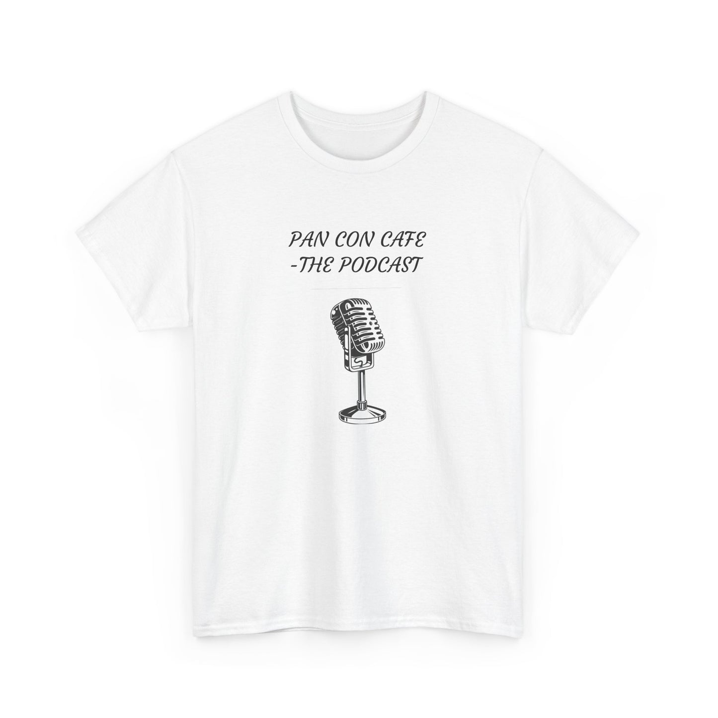 Podcast Enthusiast Unisex Heavy Cotton Tee - Pan Con Cafe Design