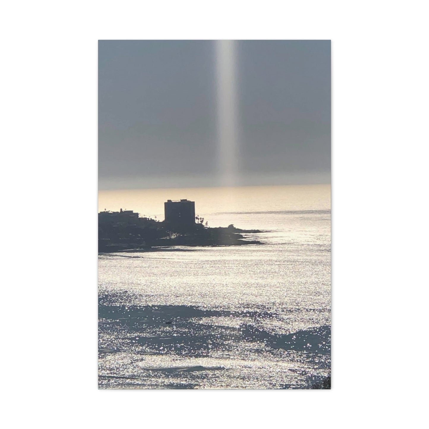 La Jolla natural light Canvas Art Print, Coastal Serenity, Home Décor, Wall Art, Modern Artwork, Gift for Sea Lovers, Coastal Decor