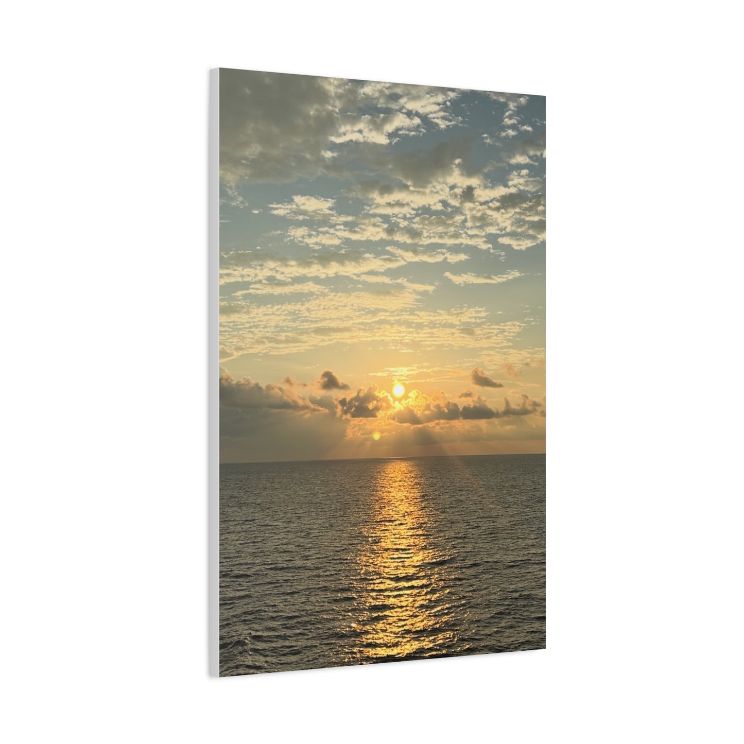 Sunset Canvas Art Print, Coastal Home Decor, Ocean Wall Artwork, Beach House Decor, Gift for Nature Lovers